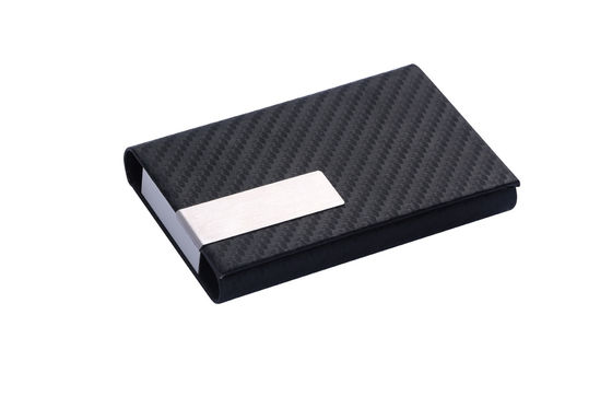 Slim Metall Namenkartenhalter hält bis zu 50 Visitenkarten Rechteck Design in Polybag Pack