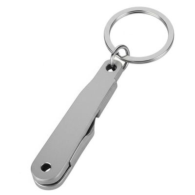 Zinc Alloy Metal Keychain Holder Durable and Customizable for OEM/ODM