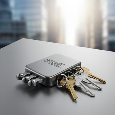 Langlebiger Schlüsselanhänger-Organizer aus Stahl, OEM ODM, perfekt für die effiziente Organisation von Schlüsseln und die Verbesserung von Schlüsselmanagementlösungen