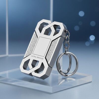 Keychain Holder zinc alloy designer keychain designed for corporate incentives trade shows and exclusive marketing gifts