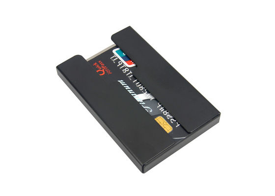 Blankokredit-Karten-Organisator-Wallet Purse Carbon-Faser-Edelstahl-Halter