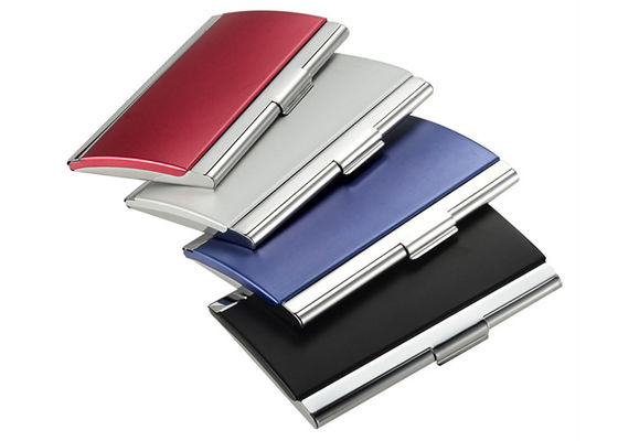 Buntes Namen-Kartenhalter-Aluminiummetall kundenspezifischer Logo Card Case