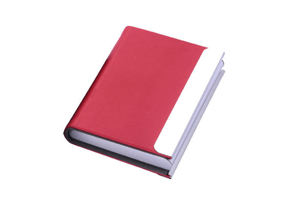 Rechteck bunter lederner Kartenhalter PUs kundenspezifischer Logo Metal Name Card Holder