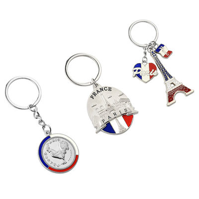 Gravierte Andenken-Zink-Legierungs-Metallschlüsselkette - zeitloses und elegantes Geschenk