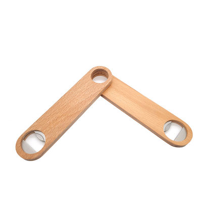 Buchenholz-Metallflaschen-Öffner-Sublimation - perfekt für Gifting 4cm