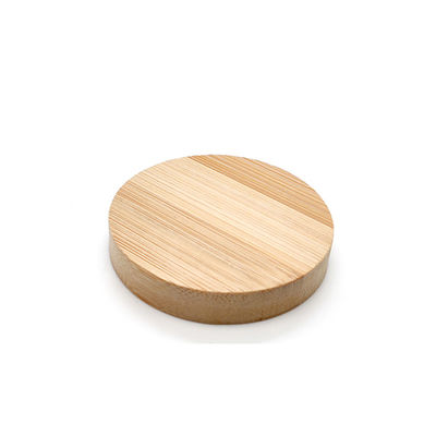 Magnetischer Bambusmetallflaschen-Öffner - runder hölzerner Kühlschrank-Magnet