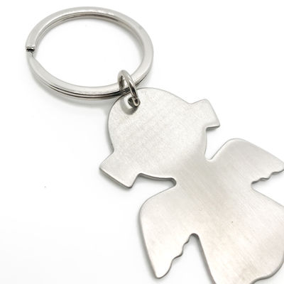 Als Foto Mädchen Metall Zinklegierung Schlüsselkette mit Schlüsselhalter