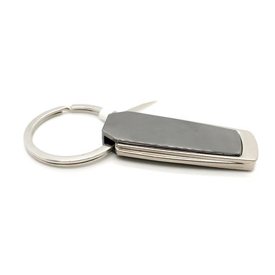 Einzelne Polybag Package Gun Black Metal Keychain Halter verfügbar für OEM / ODM