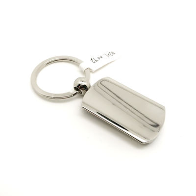 Erhältlicher Metall-Schlüsselhalter als Foto mit individueller Polybag