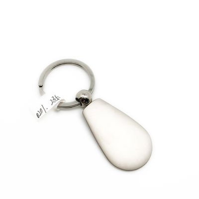 Silber Metall Schlüsselhalter mit individuellem Logo und MOQ 500