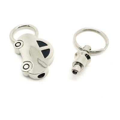 Metallschlüsselhalter mit Packung aus Metallmaterial und individueller Polybag-Packung