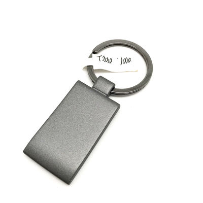Silbermetall-Schlüsselhalter mit individuellem Logo für Kundenanforderungen