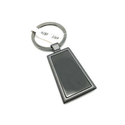 Einzelne Polybag-Packung Metall-Schlüsselhalter mit individueller Logo-Gravur