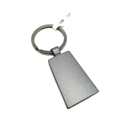 Einzelne Polybag-Packung Metall-Schlüsselhalter mit individueller Logo-Gravur