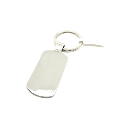 Silber Metall Schlüsselhalter für OEM/ODM verfügbar