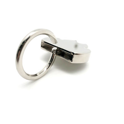 Hochleistungs-Metall-Schlüsselhalter mit langlebiger Silberveredelung