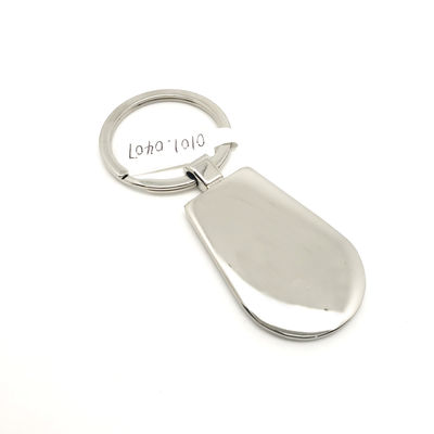 Silber Metall Schlüsselhalter als Foto in Silber erhältlich