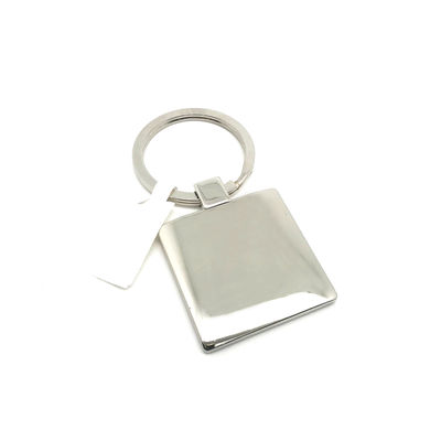 Roter Zink-Metall-Schlüsselhalter mit individuellem Logo 34x72x5mm