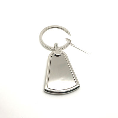 Widerstandsfähiger Silber-Metall-Keychain-Halter Einzel-Polybag-Paket