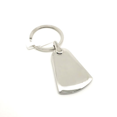 Widerstandsfähiger Silber-Metall-Keychain-Halter Einzel-Polybag-Paket