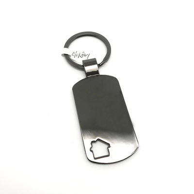 Silber-Zink-Alloy-Metall-Schlüsselhalter für Souvenirs