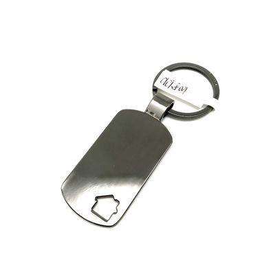 Silber-Zink-Alloy-Metall-Schlüsselhalter für Souvenirs