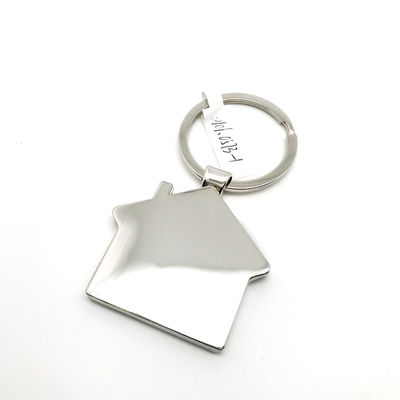 OEM-Schlüsselketten aus Zinklegierung 44x75x6mm Silberfarbe