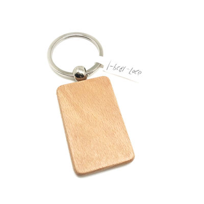 Öko-freundliche persönliche Schlüsselkette aus Holz mit Gravierungen anpassbares Geschenk aus natürlichem Holz