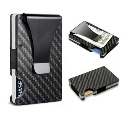 Aluminium PU Kreditkartenhalter Brieftasche RFID-Blocking-Organisator für 8-10 Karten