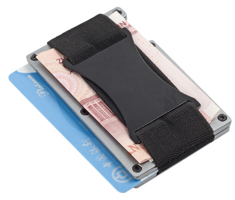 Klassische PU-Aluminium-RFID-Block-Wallet organisiert schützt 8-10 Karten
