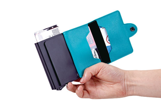 RFID-Magnet Schließung Kreditkarteninhaber Brieftasche Rechteck Form für Werbung und Souvenir Geschenk