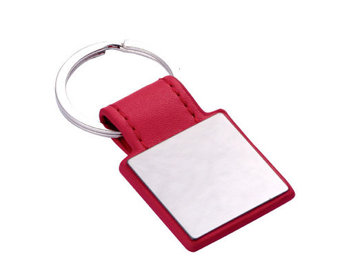 Customized Polybag Keychain Klassiker Stil Echtleder Schlüsselring für alle Schlüssel