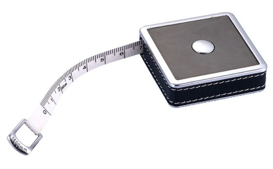 Individuelles doppelseitig einziehbares PU-Band Größe 12 mm Klinge 150 mm/60 Zoll Reichweite Genauigkeit in verschiedenen Formen