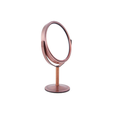 360-Grad-Rotationstisch, Vanity Make-up-Spiegelstand mit doppelseitiger Vergrößerung 1X/2X