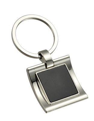 Vintage Charm Echtleder Schlüsselring mit Firmengeschenk