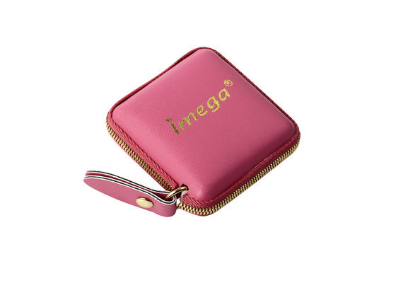 Debossing-Geschenk-prägte messendes Band-Quadrat Logo ABS-PU