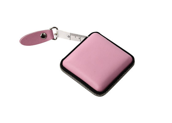 Debossing-Geschenk-prägte messendes Band-Quadrat Logo ABS-PU