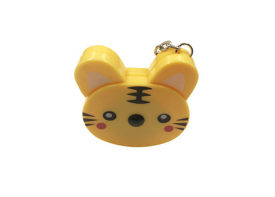 Nette Tiger Retractable Tape Measure-ABS Plastikschneider Animal Metal