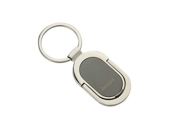 Personifizierter Ellipsen-Metallschlüsselkettenhalter-Zink-Legierungs-Telefon-Halter-Schlüsselring