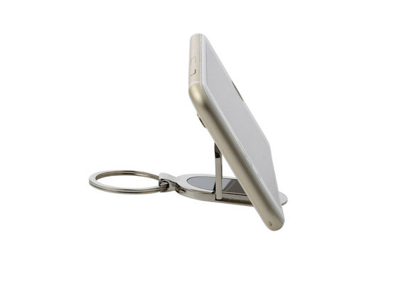 Personifizierter Ellipsen-Metallschlüsselkettenhalter-Zink-Legierungs-Telefon-Halter-Schlüsselring