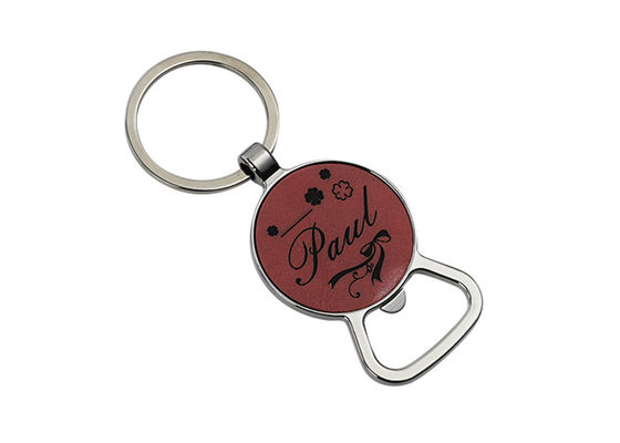 Der Laser-Logo-65mm Stärke-Schlüsselanhänger Flaschen-Öffner-Schlüssel-Halter-Andenken-4mm