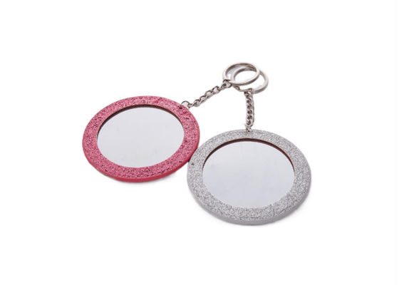 Mini Pantone Metal Cosmetic Pocket-Spiegel PU-Leder-Reise-Schminkspiegel