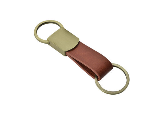 Schlüssel-Ring Holder Color Tapes 10mm Pantone personifizierte lederner Messingüberzug