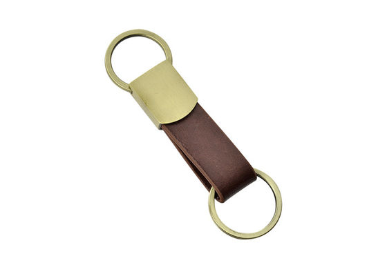 Schlüssel-Ring Holder Color Tapes 10mm Pantone personifizierte lederner Messingüberzug