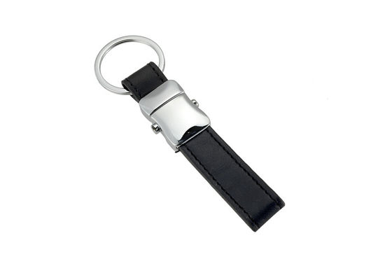 Laser, der Stärke des Mini Key Holder Souvenir Personalised-Leder-Schlüsselring-9mm graviert