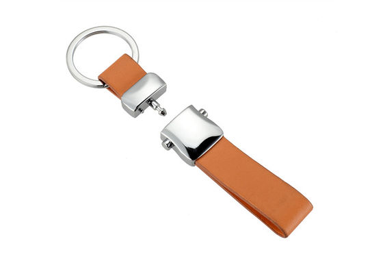 Entfernbarer bunter Mini Key Holder 9mm personifizierte ledernen Schlüsselring