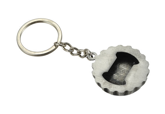 Flaschen-Öffnerschlüsselkette Matt Gun Bottle Cap Keychains Eisen personifizierte