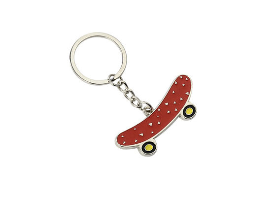 Mini-3.5mm Pantone nettes Andenken-Geschenk des Zink-Legierungs-Eisen-Skateboard-Schlüsselanhänger-
