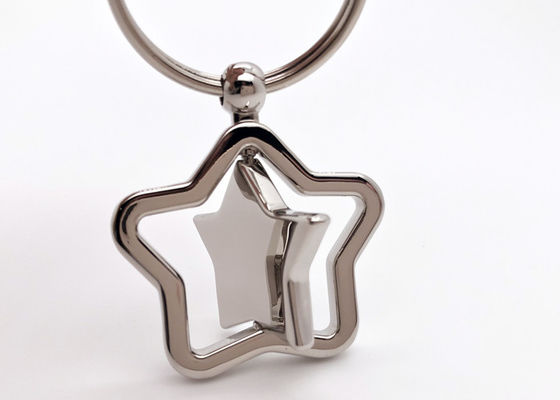 Andenken-Geschenk-sind nette Metallschlüssel-Ketteneisen-Sternschlüsselkette drehbares Eisen sperrig