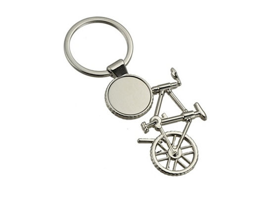Fahrrad-Metalllaser gravierte Schlüsselring-Logo Bike Key Chain Souvenir-Geschenk